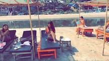 PHOTOS: Hot! Riya Sen SPOTTED in BIKINI while CHILLING with a close friend in Goa!