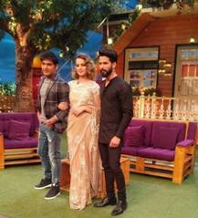 PHOTOS: Shahid Kapoor & Kangana Ranaut PROMOTE 'Rangoon' on 'The Kapil Sharma Show'!