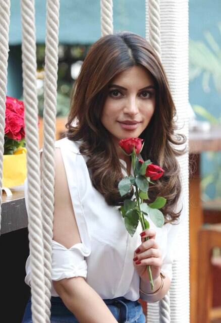 Bollywood actor Shama Sikander during the Valentine Day special shoot in Mumbai, India on February 9, 2017. (SOLARIS IMAGES)