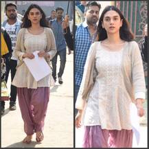 SEE PICS: Sanjay Dutt and Aditi Rao Hydari start shooting for their Film 