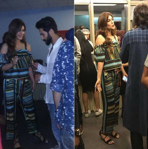 Apart from rumoured beau Sushant Singh Rajput, Bollywood beauty Kriti Sanon was also present at the 'Rangoon' screening. (Photo: Instagram)