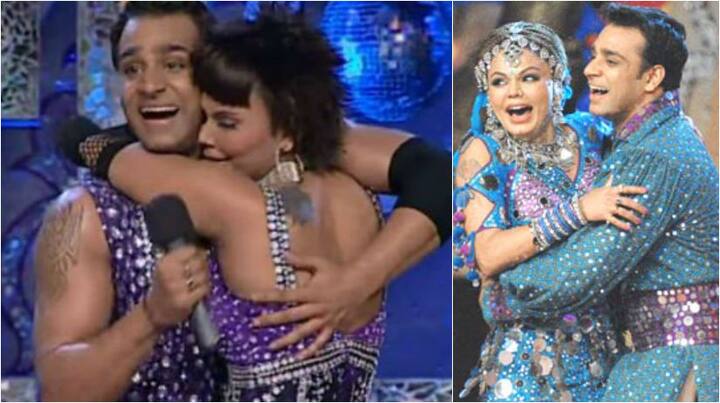 9. Rakhi Sawant & Abhishek Awasthi: Rakhi Sawant announced that she is dating a guy named 'Abhishek' on 'Bigg Boss 1'. After which, the couple participated in 'Nach Baliye 3'. They are no more together and Abhishek recently got married to her girlfriend.