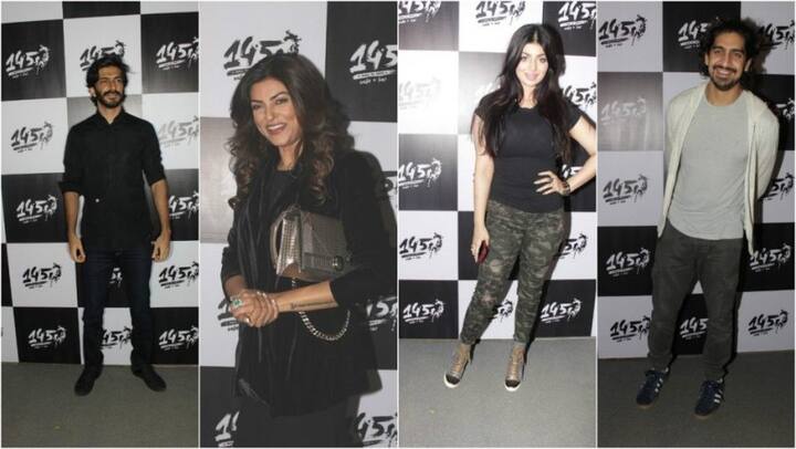 While many celebs attended the event including Sushita Sen, Ayesha stole the limelight from all because of her shockingly different look(Pic: Twitter)