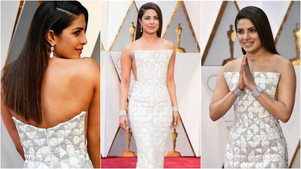 PHOTOS: Priyanka Chopra looks DAZZLING in white at Oscars 2017 red carpet! PHOTOS: Priyanka Chopra looks DAZZLING in white at Oscars 2017 red carpet!