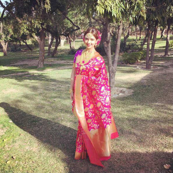 Since Sandeep is a Jat and Pooja, a Bengali, the couple included traditions from both the cultures. (Photo: Instagram)