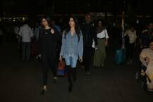 Jhanvi Kapoor and Khushi Kapoor head home after all the wedding fun in Abu Dhabi!