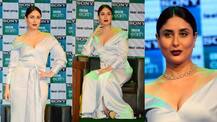 PHOTOS: Kareena Kapoor Khan looks RED CARPET ready in her SATIN GOWN at the launch event of Sony BBC Earth!