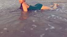 SEE PICS: Bollywood actress Aarti Chabria looks like a MERMAID in a green SWIMSUIT hitting the beach in GOA!