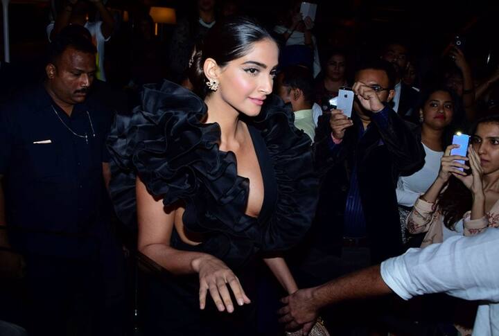 Bollywood actor Sonam Kapoor during the launch of ChandonÕs ÔThe Party Starter' anthem in Mumbai, India on March 2, 2017. (Sanket Shinde/ SOLARIS IMAGES)