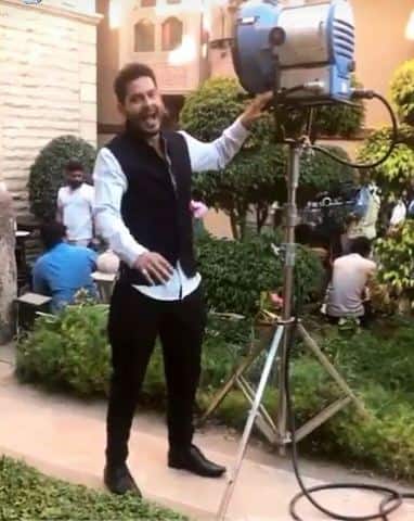 Keith in a playful mood on sets. We can't wait to see these two hotties romance on-screen!(Pic: Instagram)