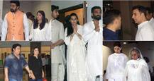PHOTOS: Akshay Kumar, Kajol, Aishwarya-Abhishek & other Bollywood stars attend Suniel Shetty’s father’s prayer meet!