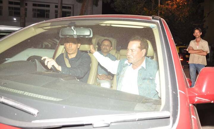Salman's father Salim Khan also attended the bash.