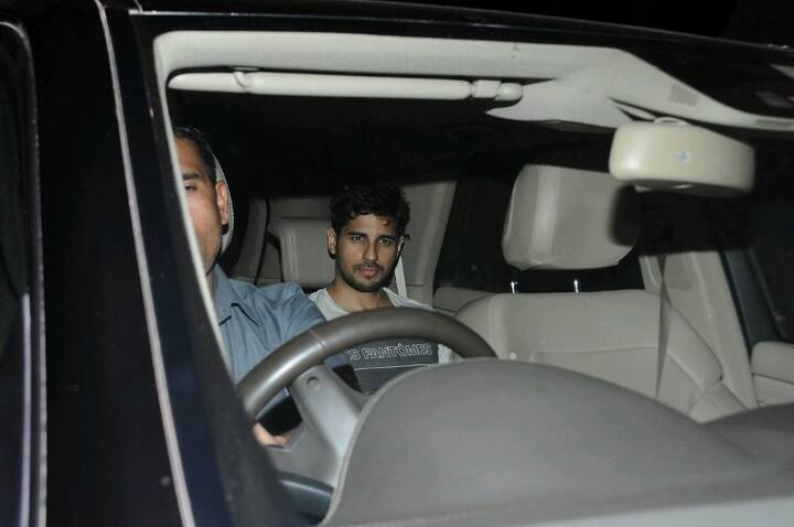 Alia's rumoured beau Sidharth Malhotra was also snapped at the bash. (Photo: Manav Manglani)