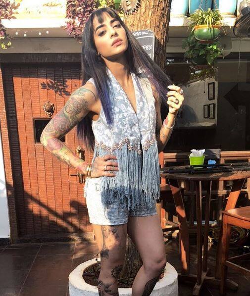 Bani can be seen flaunting all her tattoos in the pictures, which is adding to the oomph factor