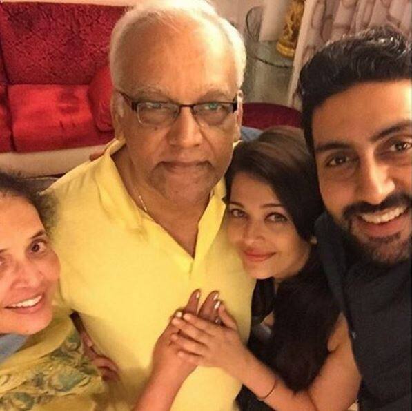 A perfect selfie with hubby & parents