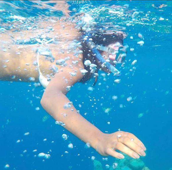 The popular TV actress is undoubtedly having time of her life in Maldives, she recently posted a couple of underwater clicks which are breathtakingly gorgeous 