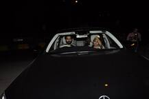 Shahid and Mira Rajput spotted on a long drive in their new Mercedes S Class!