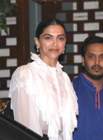 Bollywood actor Deepika Padukone during the party hosted by Nita and Mukesh Ambani to celebrate 10 glorious years of Mumbai Indians, in Mumbai, India on April 10, 2017. (Sanket Shinde/ SOLARIS IMAGES)