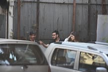 PICS! Sushant Singh Rajput gives Lady Love Kriti Sanon a ride in his new car Maserati!