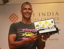 IN PICS: 51-year-old Milind Soman inspires us as he flaunts his chiseled body after swimming in the Dead Sea!