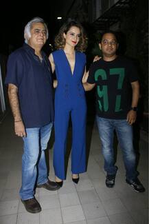 SEE PICS: Kangana Ranaut looks every bit of a CHIC at the WRAP UP party of her upcoming movie 'Simran'!