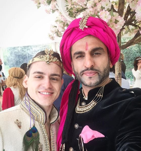 The wedding was Egyptian Indian West wedding.