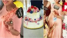 Karan Mehra's wife Nisha Rawal's GORGEOUS pics from grand BABY SHOWER ceremony!