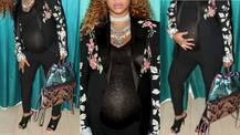 IN PICS: POP DIVA Beyonce Knowles FLAUNTS her HUGE BABY BUMP like a BOSS!