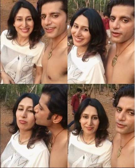 Daddy Karanvir & Mommy Teejay are together after long as the wifey was staying outside country ever since their daughters were born and hubby dear would give them visits