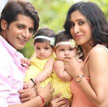 PICS: 'Naagin 2' actor Karanvir Bohra & wife's first photoshoot with twin daughters will make you go AWW!