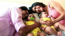 PICS: 'Naagin 2' actor Karanvir Bohra & wife's first photoshoot with twin daughters will make you go AWW!