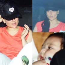 PICS: Kareena Kapoor Khan SNAPPED with BABY Taimur outside her BFF Amrita Arora's house!