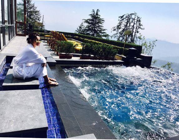 The 'Naagin' star took break from her busy schedule to celebrate her birthday all alone in Shimla. (Photo: Instagram)