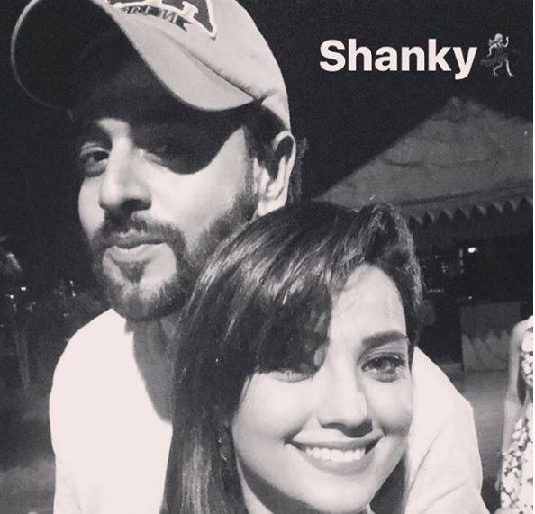 'Balika Vadhu' actor posing with birthday girl Adaa (Photo: Instagram)