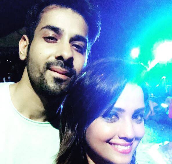 Actor Kunal Verma with Adaa Khan. (Photo: Instagram)