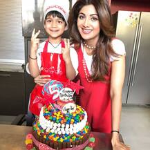 PICS: Shilpa Shetty & hubby Raj Kundra celebrates son Viaan Kundra's birthday with family & friends!