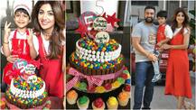 PICS: Shilpa Shetty & hubby Raj Kundra celebrates son Viaan Kundra's birthday with family & friends!