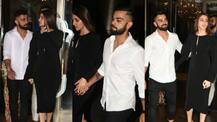 PICS: Anushka Sharma & Virat Kohli walk hand-in-hand at Zaheer Khan-Sagarika Ghatge engagement giving us couple goals!