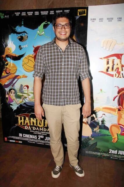 Bollywood actor Aamir Khan's son Junaid Khan during the screening of film Hanuman Da Damdaar in Mumbai, India on June 1, 2017. (Utsav Devdutta/SOLARIS IMAGES)