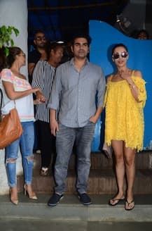 SEE PICS: Malaika Arora steps out for LUNCH with EX HUSBAND Arbaaz, son Arhaan & her family members!