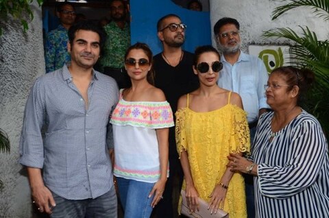 SEE PICS: Malaika Arora steps out for LUNCH with EX HUSBAND Arbaaz, son ...