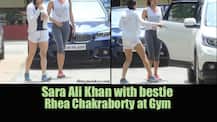 Sara Ali Khan spotted with bestie Rhea Chakraborty at gym! PICS!!