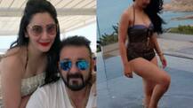 NEW PICS: Maanayata Dutt raising temperature in France in a blue swimsuit with Sanjay Dutt & kids!