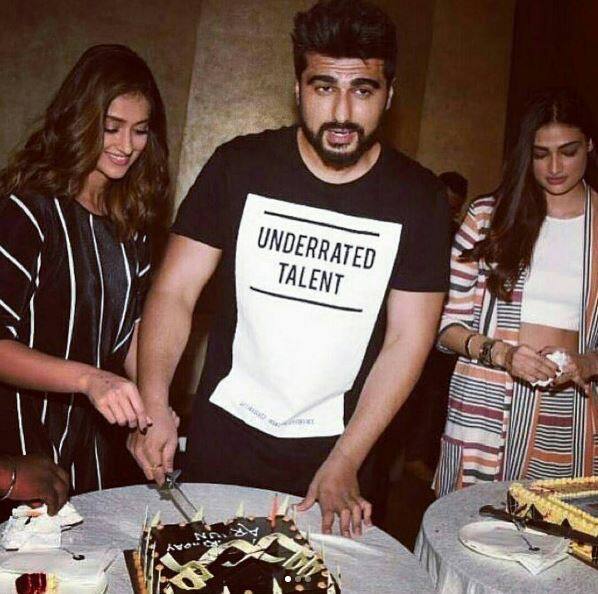 Yesterday, he also celebrated his birthday with 'Mubarakan' co-stars Athiya Shetty & Ileana D'Cruz during the promotions. (Photo: Instagram)