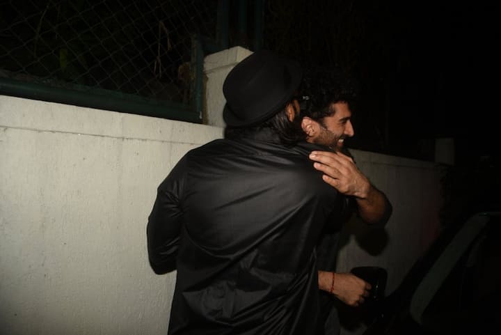 Ranveer Singh with buddy Aditya Roy Kapoor. (Photo: Manav Manglani)