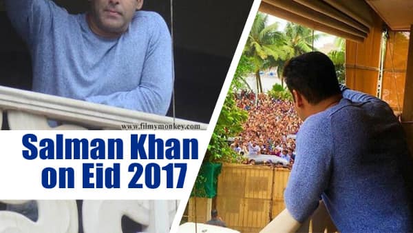 Eid 2017: Salman Khan welcomed by massive fan crowd outside Galaxy, Waves at them! PICS! Eid 2017: Salman Khan welcomed by massive fan crowd outside Galaxy, Waves at them! PICS!