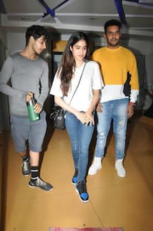 IN PICS: Sridevi’s daughter Jhanvi Kapoor goes on a MOVIE DATE with Shahid Kapoor’s brother Ishaan Khattar and their photos are going VIRAL!