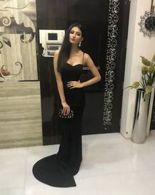 Gold Awards 2017: IN PICS- Shweta Tiwari’s daughter Palak Tiwari STEALS THE LIMELIGHT looking SMOKING HOT in a BLACK DRESS!
