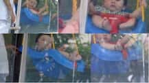 CHECK OUT: These FRESH PICS of Kareena's BABY TAIMUR enjoying on the SWING in balcony take CUTENESS to a whole new level!