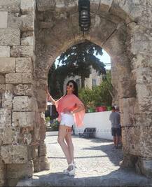 Bhagyashree’s HOLIDAY in Greece with Hubby Himalay Dassani; ‘Maine Pyar Kiya’ actress looks HOT & GLAMOROUS!